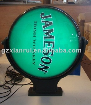 Moulding rotating light box