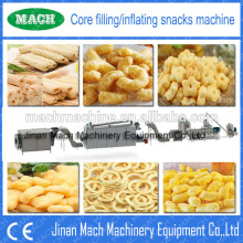 Extruded corn puff snack making machine