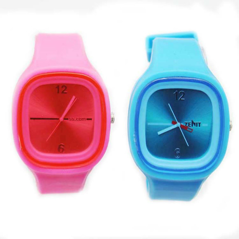 Colorful Thin Silicone Jelly Watch For Sport