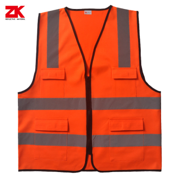 Cheap multi-pockets reflective vest