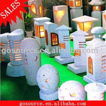 outdoor granite stone chinese lantern