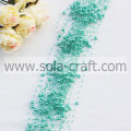 Warna Biru Seperti Garland Manik-manik Mutiara Buatan Langit Dengan Manik 3 + 8MM