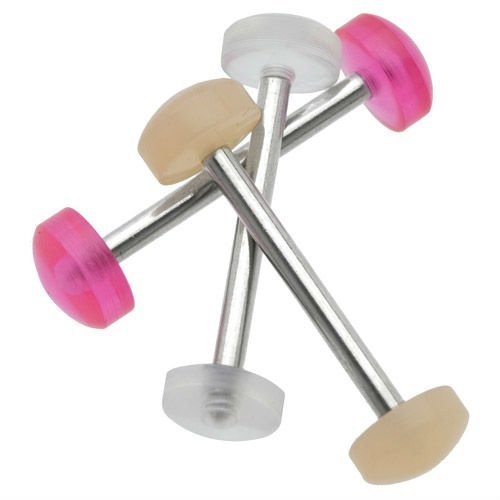 Body Piercing Jewelry Acrylic Half Ball Barbell