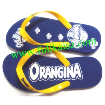 fashion printing EVA beach slipper