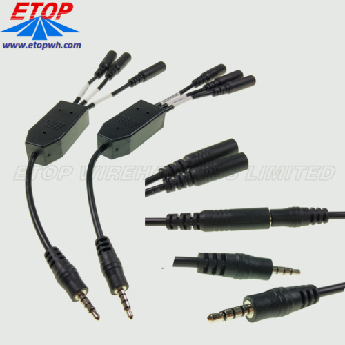 Custom Golded DC Power Extension Cable