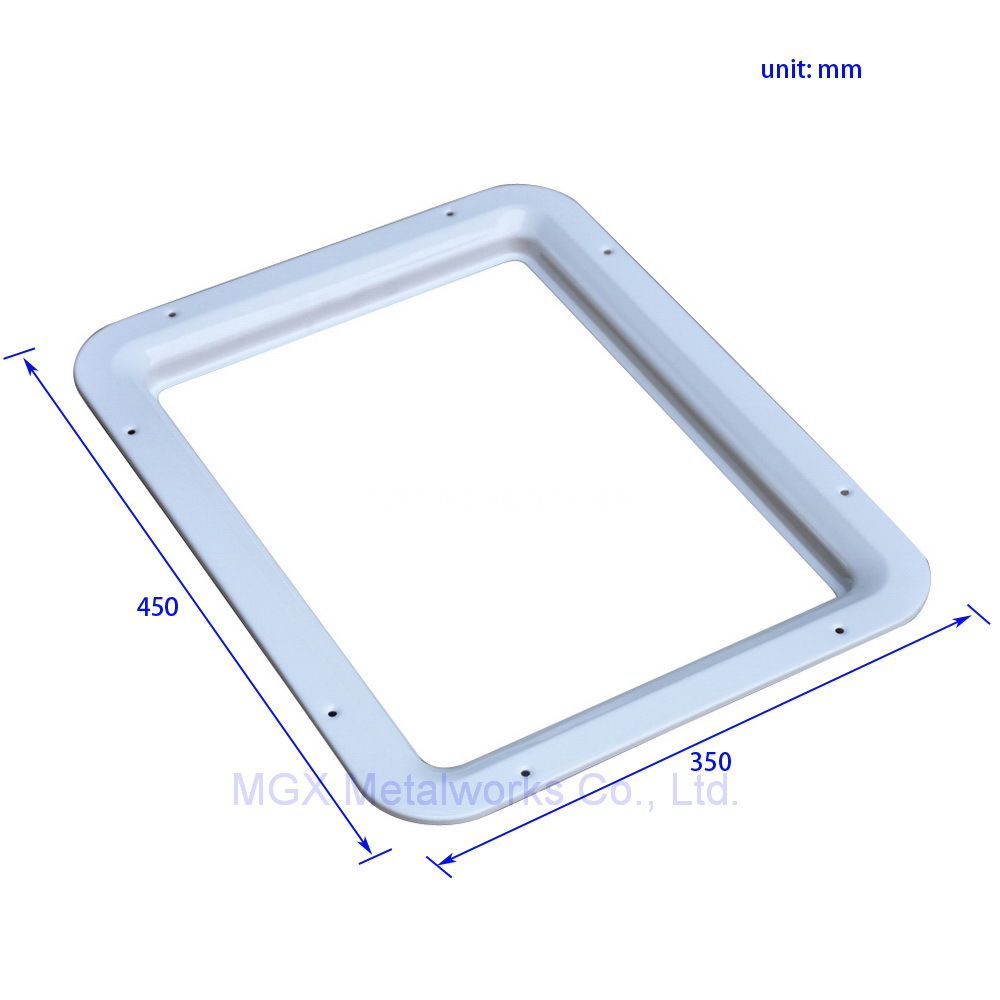 VLFS0002 Low Profile Beveled Vision Frame Size