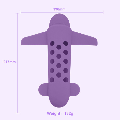 Boîte à crayons de forme de trou de trou de silicone pour enfants personnalisés