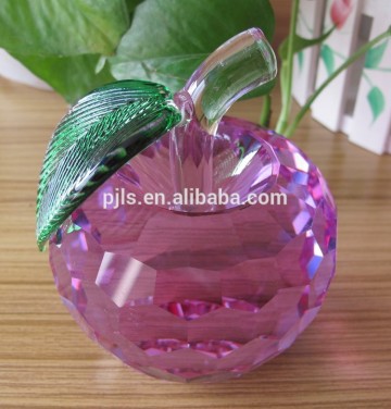 Nice crystal apple,crystal fruit,paperweight