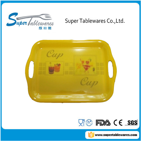 Regular Handle Melamine Tray