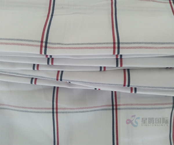 Striped Plain Cotton Yarn Dyed Fabric For Garment4