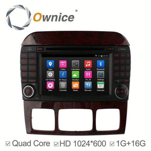 Ownice car dvd player for Mercedes Benz S Class W220 S280 with mp3 player gps audio rds bluetooth multimedia car radio DAB