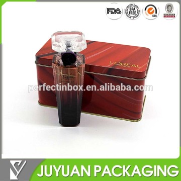 custom round cosmetic metal tin box/aluminum cosmetic tin