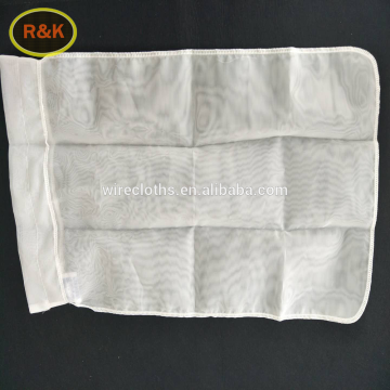 food grade drawstring nylon mesh nut milk filter bag