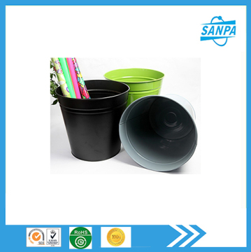 2015 Simple Tin Round Waste Bin Rubbish Bin