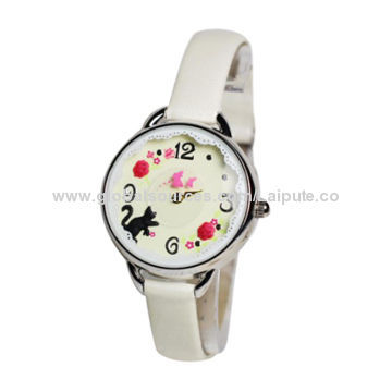 2014 fashionable cat design, delicate ladies' gift watches
