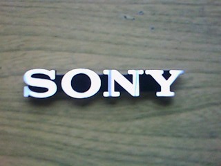 Hochwertiges SONY Customized Typenschild