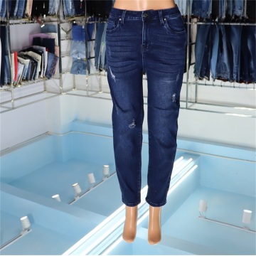 Wholesale Ladies Blue Fashion Jeans