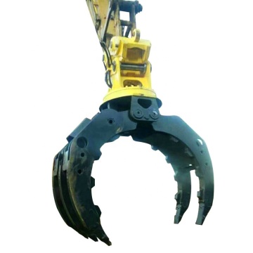 Stone Grapple for Excavator - Rotating Grapple Attachment