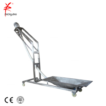 Flexible cement auger conveyor system