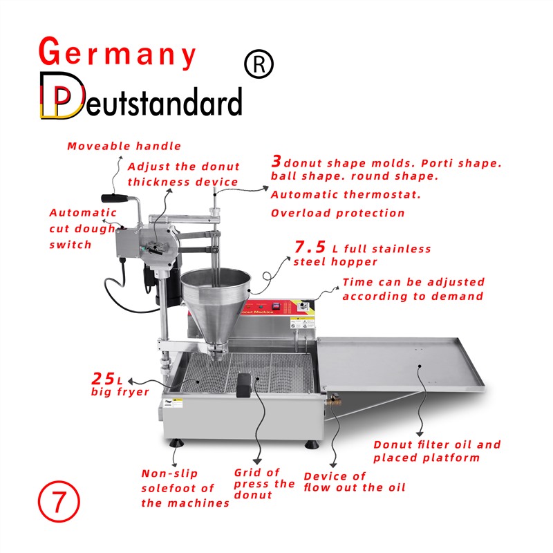 Electric Automatic Donut Ball Doughnut Machine