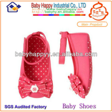 wholesale fancy soft breathable anti-slip newborn baby infant girl dressy shoes