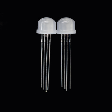 8mm RGB LED Diffused Straw Hat LED 0.2W