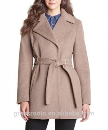 Fahion women coat,European style ladies woolen coat