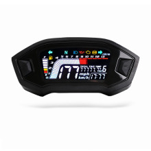 Universal Moto Motorcycle LCD Digital Odometer Speedometer Instrument