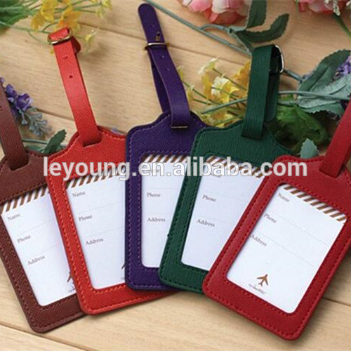 Wholesale Travel Luggage Tag Leather Name Tags