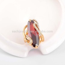 2015 Latest Design Wedding Ring Single Big Ruby Stone Ring