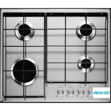 Gas Cooker Dengan Wok Burner 4 Burner Hob