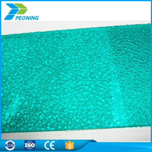 Cheap Blue polycarbonate solid sheet embossed pc sheet