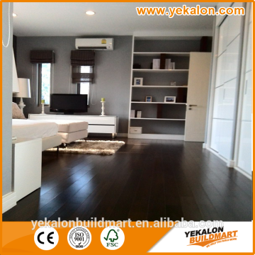 Maple charcol color multi-layer engineered wood flooring Tap&Go locking