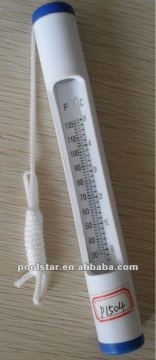 Swimming Pool Products, Deluxe Round Plastic Thermometer w/ String P1504