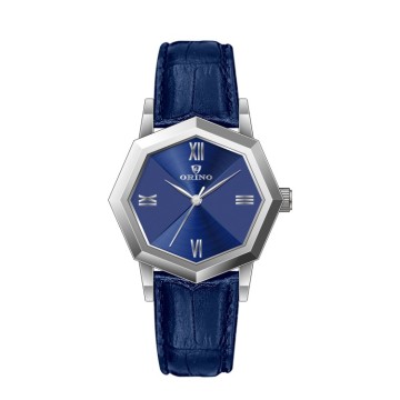 Octagon design Stainless steel Quartz watch