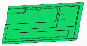 Air conditioner outdoor unit molding material