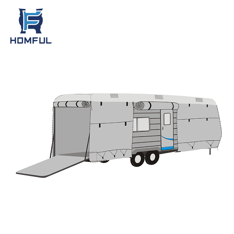 Bảo vệ RV Vỏ bọc xe hơi có thể thu vào Motorhome Cover