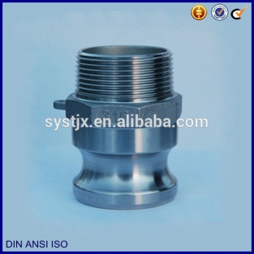 Type F male adapter X male camlock coupling