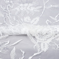 embroidery  beaded lace fabric