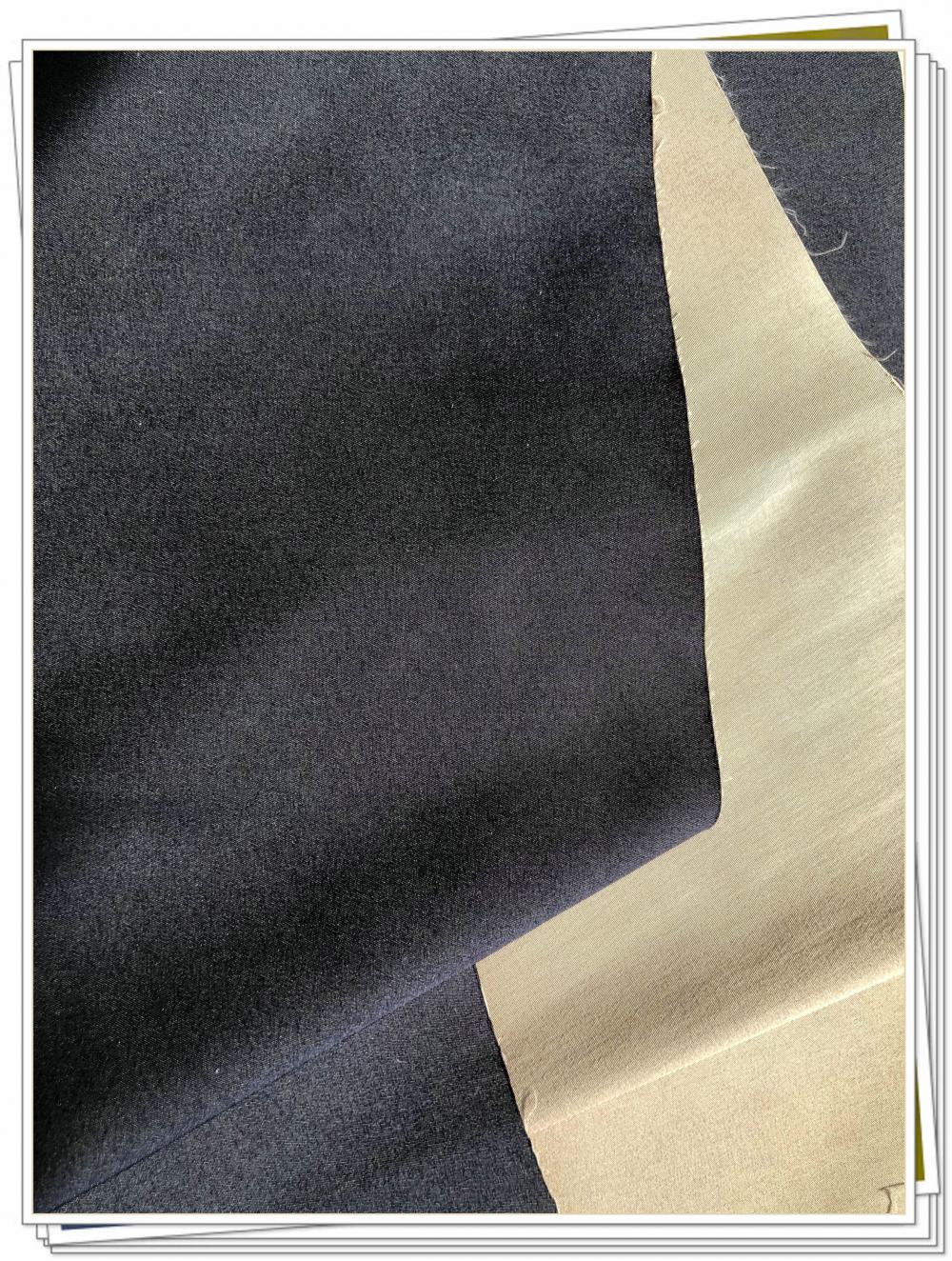 Polyester nylon spandex dubbele kleur stof