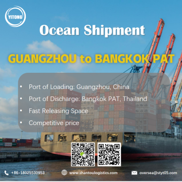 Sea freight cargo shipping charges from guangzhou to Bangkok