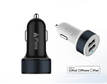 USB Car Charger for iPhone/iPod/iPad Dual USD Output Chargers