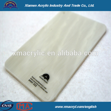 Faux Alabaster Acrylic hand casted from cast acrylic resin