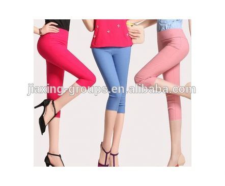 the most popular women capri pants.OEM orders are welcome.