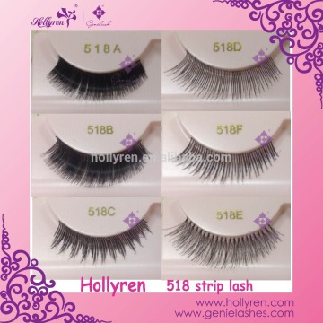 Daily Makeup Hand-tied Individual 518 Strip Eyelash