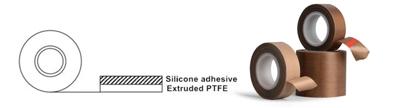 High Temperature PTFE Coating With Silicone Adhesive Teflons's Insulating Tape