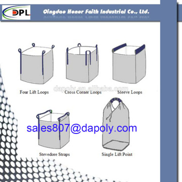 Plastic 1000kg grain bulk bag, fibc bag supplier, bulk bag 2 ton