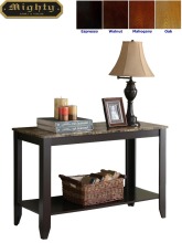 Faux Marble Top Sofa Long Console Table