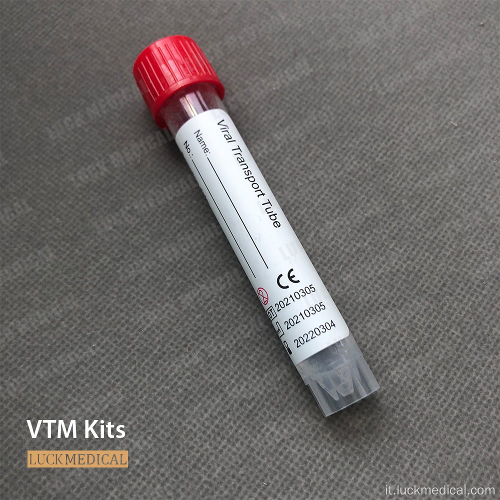 Kit tubo VTM / UTM OEM Support FDA