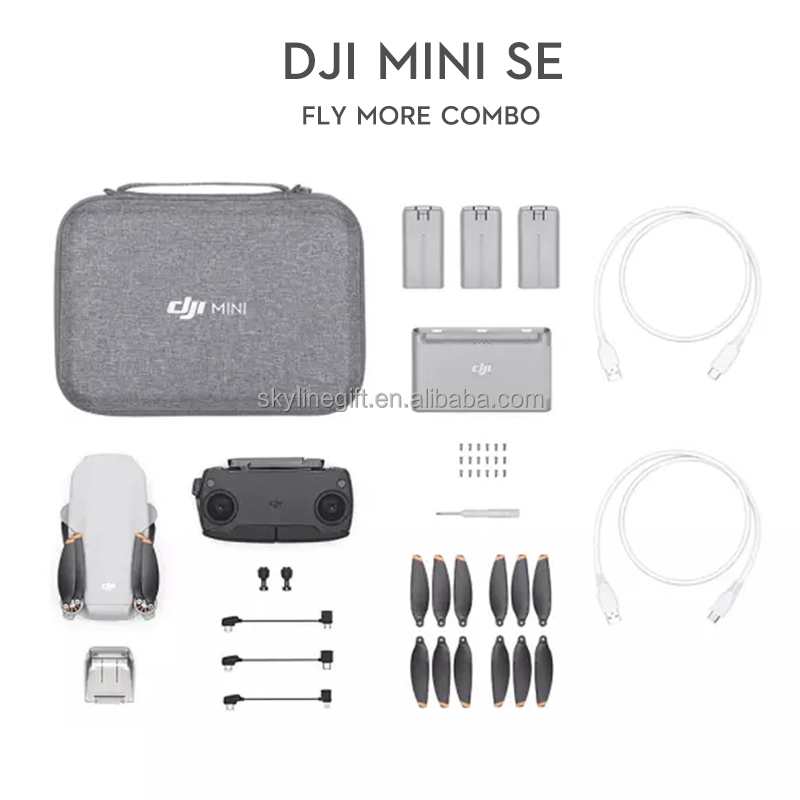 Original DJI Mini SE Drone Fly More Combo 5G WIFI 4k Foldable 3-Axis Gimbal 2.7K Camera Drone Flight Time 30 Minutes
